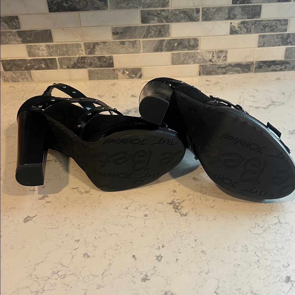 Betsyville Black high heels Size 7.5 - Picture 6 of 7